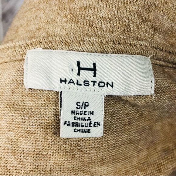 H by Halston Dolman Short Sleeve Lightweight Sweater Shirt Top Beige Tan S - Picture 7 of 8
